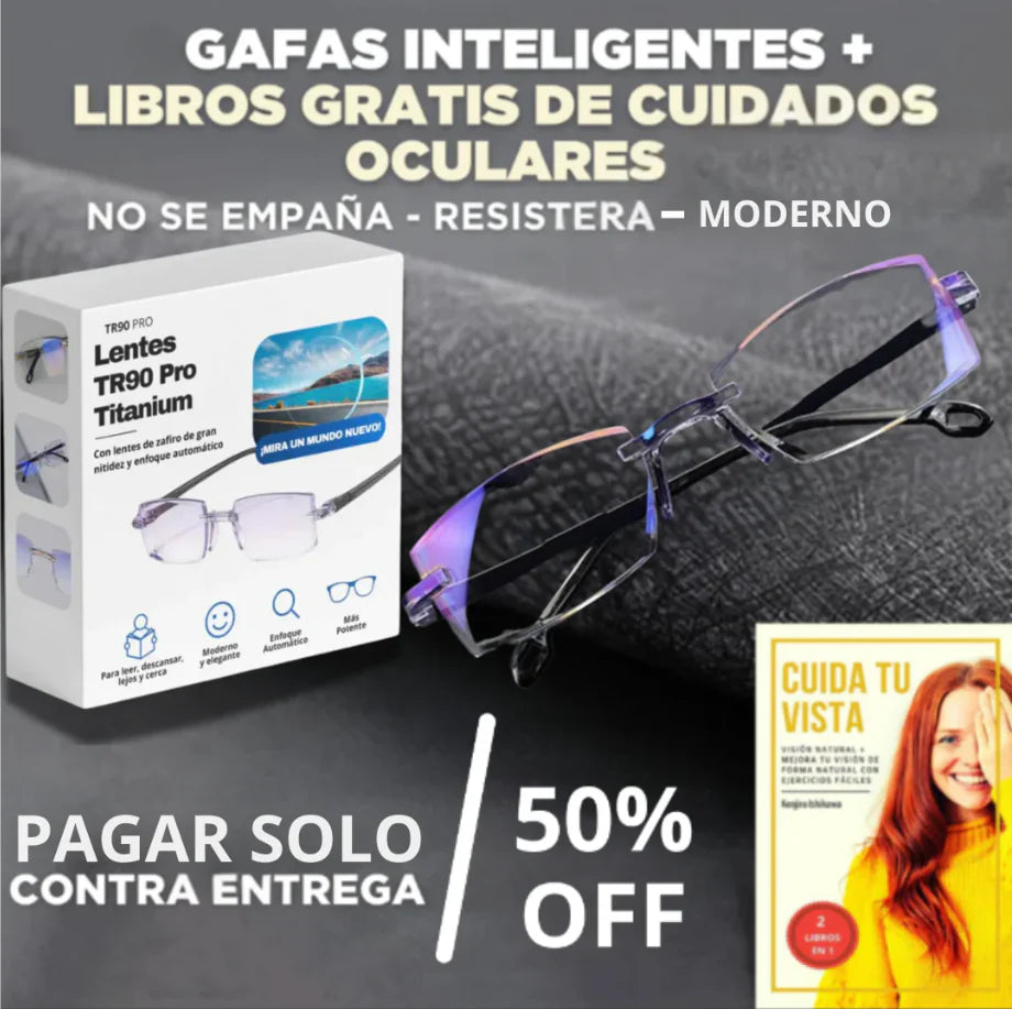 GAFAS SMART DE ÚTILMA GENERACIÓN [COMPRE 1 Y LLEVA 2 GAFAS + DOS BRINDIS]